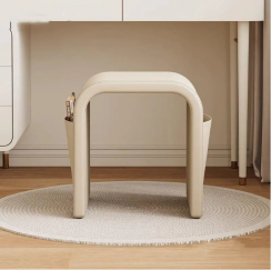 2 Pcs Bedroom Minimalist Footstool with Storage Bag